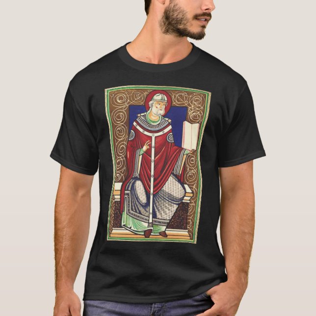 Camiseta São Gregório Magno Doutor da Igreja (Frente)