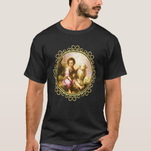 Camiseta São João O Batista Pintando Jesus Agnus Dei Ca