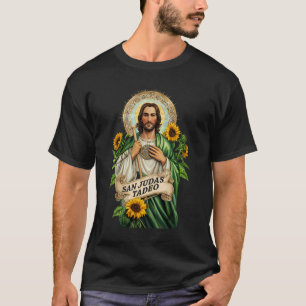 Camiseta São Judas Tadeu Santo Judas Tadeu Girassol Católic