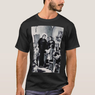 Camiseta São Luís de Montfort padre francês 