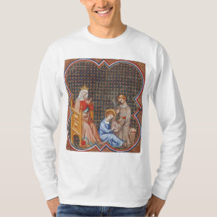 Camiseta São Luís IX da França Patrono dos Reis Arte