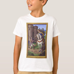 Camiseta São Martinho de Tours cortando seu manto em dois