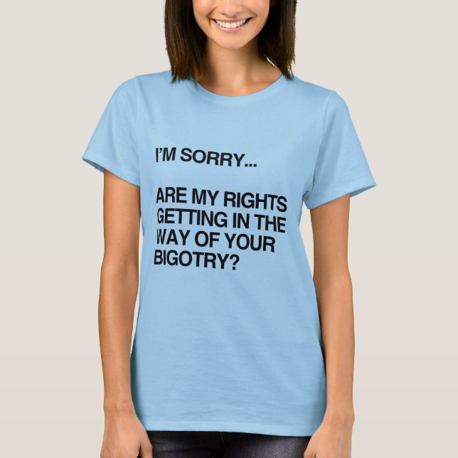 CAMISETA SÃO MEUS DIREITOS QUE OBTÊM NA MANEIRA (Frente)
