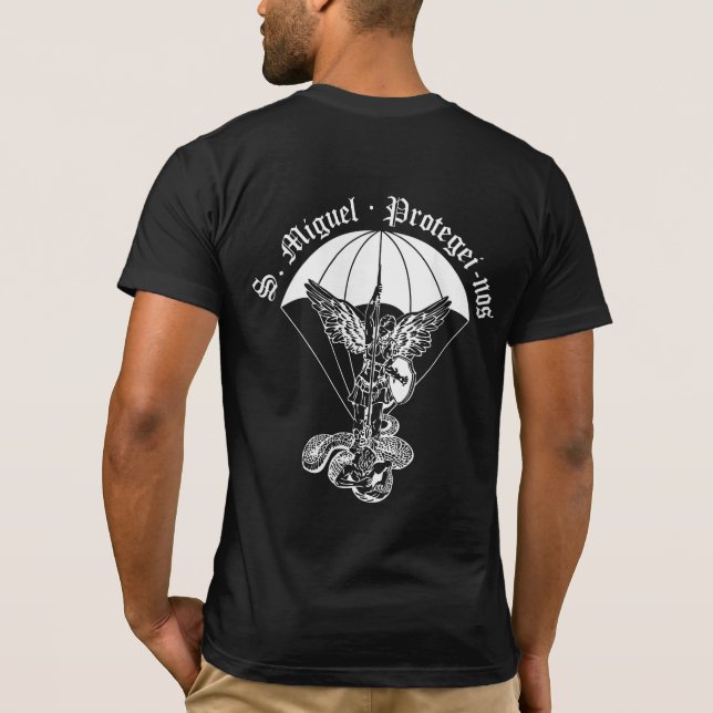 Camiseta São Miguel Arcanjo Português (Verso)