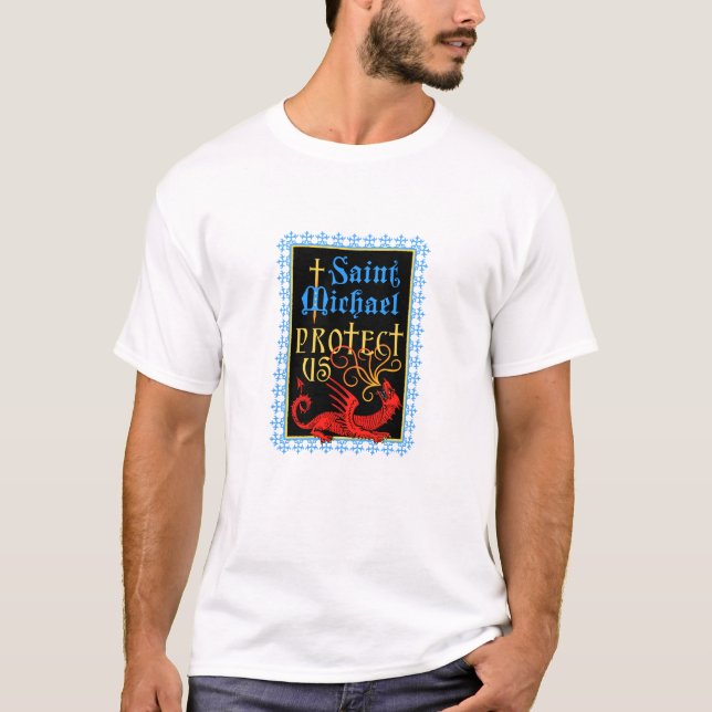 Camiseta São Miguel Nos Proteja (Frente)