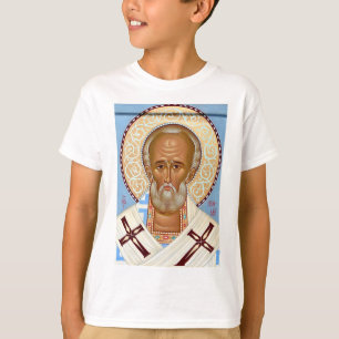 Camiseta São Nicolau de Mira Arte Ortodoxa Premium