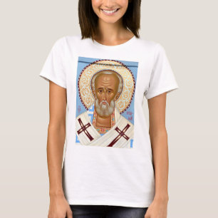 Camiseta São Nicolau de Mira Arte Ortodoxa Premium