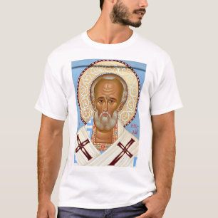 Camiseta São Nicolau de Mira Arte Ortodoxa Premium