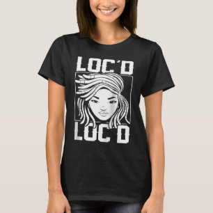Camiseta São os Locs Para Mim Afro Cabelo Preto Americano A