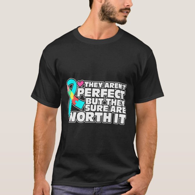 Camiseta São Perfeitos, Mas Valem A Pena. (Frente)