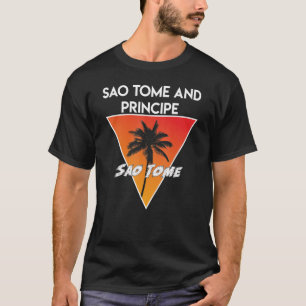Camiseta São Tomé E Príncipe com cores ensolaradas