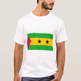 Camiseta São Tomé e Príncipe Sinalizador