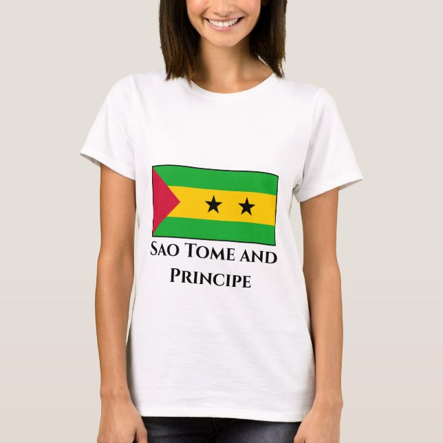 Camiseta São Tomé e Príncipe Sinalizador (Frente)