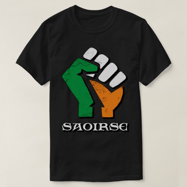 Camiseta Saoirse - Irlanda - Irlandês - Feniano (Frente do Design)