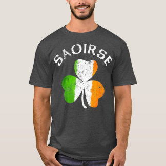 Camiseta Saoirse Name Gift Lucky Irish Orgulho