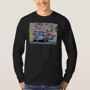 Camiseta Sapadores-bombeiros - linha de viaturas de