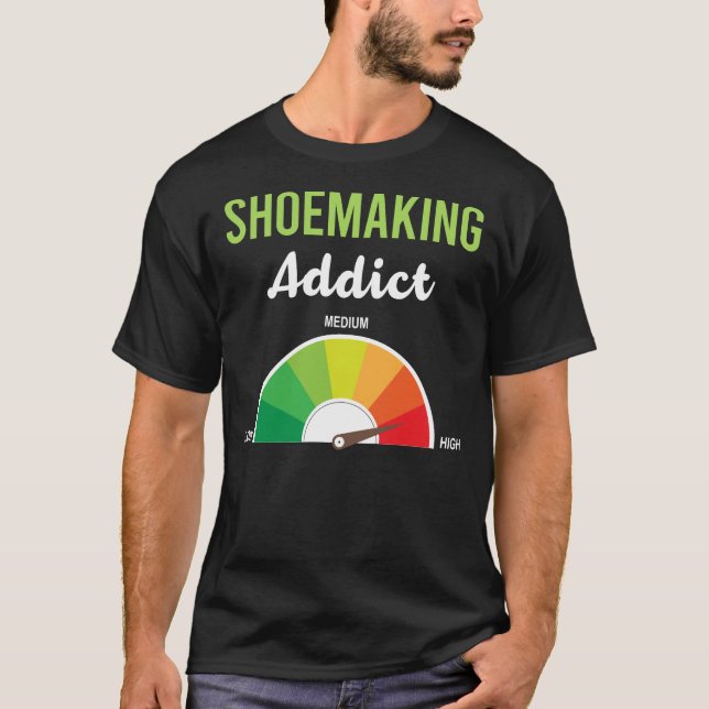 Camiseta Sapateiro-sapateiro vício (Frente)