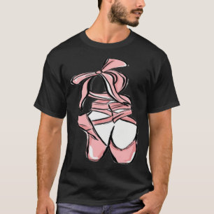 Camiseta Sapatilha de Ballet Divertida para Bailarina Dança