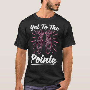Camiseta Sapatilhas de Ballet Ponta Bailarina Ballet Te