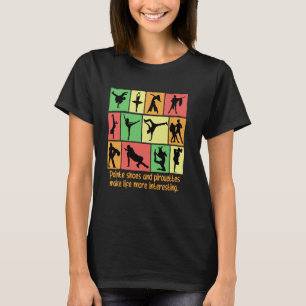 Camiseta Sapatilhas de Ponta e Pirouetas Tornam a Vida Mais