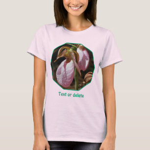 Camiseta Sapatinho de Senhora Rosa Selvagem Par Personaliza