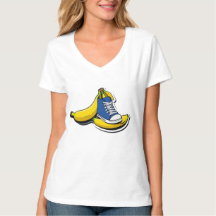 Camiseta Sapato com bananas