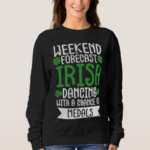Camiseta Sapato de Dança Irlandesa Dia de São Patrício Garo