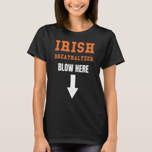 Camiseta Sapatos Adultos do Breathalyzer Irlandês Sujo