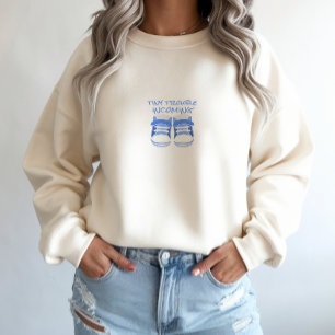 Camiseta Sapatos de bebê azuis claros para o Dia das Primei
