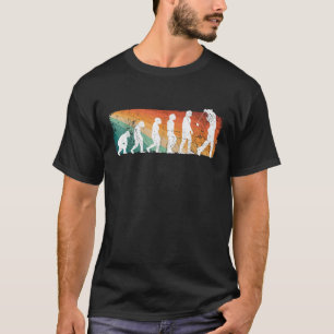Camiseta Sapatos de Golfe Homens Jogador de Golfe Evolução 