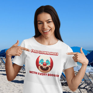 CAMISETA SAPATOS DE PALHAÇO GRÁTIS COM TODO REFORÇO ANTI-VA