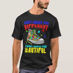 Camiseta Sapatos de quebra-cabeça de conscientização sobre