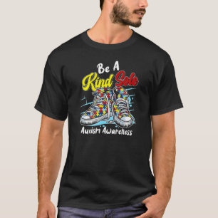 Camiseta Sapatos Puzzle Conscientização Seja Gentil Seja Um