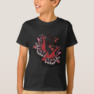 Camiseta Sapatos RAB Rockabilly Muito Cereja