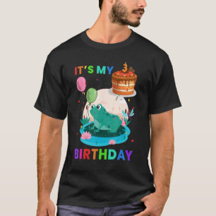 Camiseta Sapo 4.º Sapos de aniversário