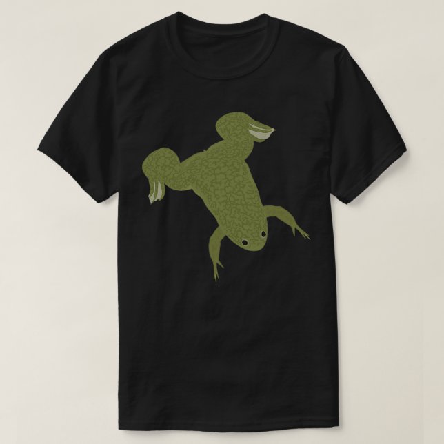 Camiseta Sapo africano impermeável Xenopus laevis (Frente do Design)