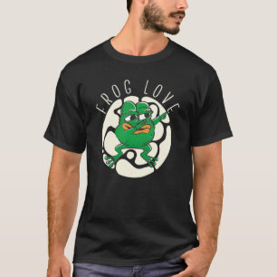 Camiseta Sapo Amor Sapo Caçador de Rãs Caçador Anfíbio Capt