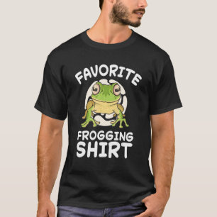 Camiseta Sapo Amor Sapo Caçador de Rãs Caçador Anfíbio Pega