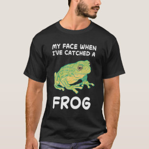Camiseta Sapo Amor Sapo Caçador de Rãs Caçador Anfíbio Pega