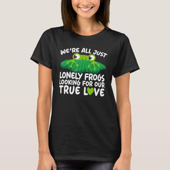 Camiseta Sapo Anfíbio de Animais Exóticos de Animais Branco (Frente)