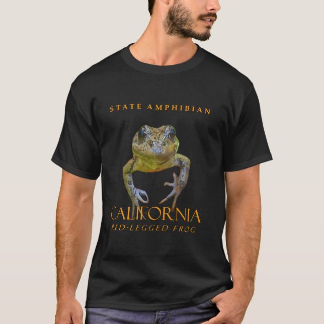 Camiseta Sapo Anfíbio do Território da Califórnia (Frente)