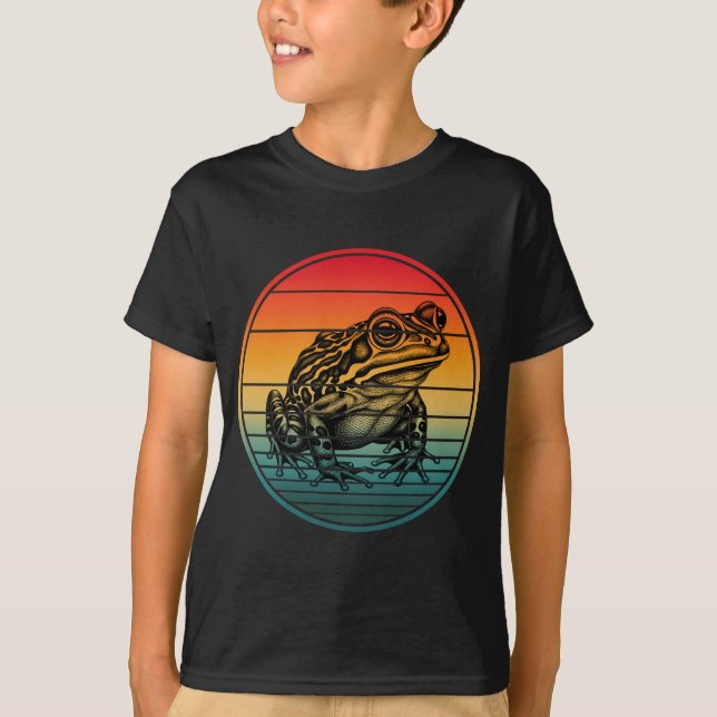 Camiseta Sapo Anfíbio Retro Vintage (Frente)