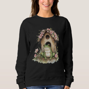 Camiseta Sapo Anfíbio sapo Mama Aestética Floral Gi
