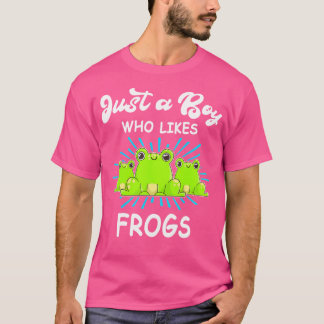 Camiseta Sapo Animal Divertido Garoto Adora Sapos