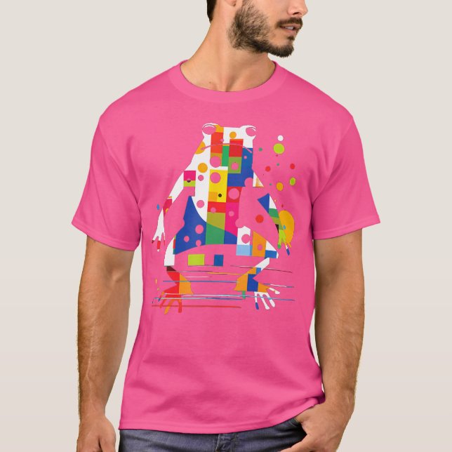 Camiseta Sapo Animal Motif Art Sapo (Frente)