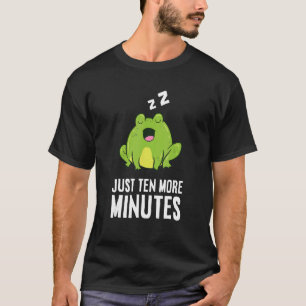 Camiseta Sapo Apenas Mais Dez Minutos Snooooar Sapo do reló