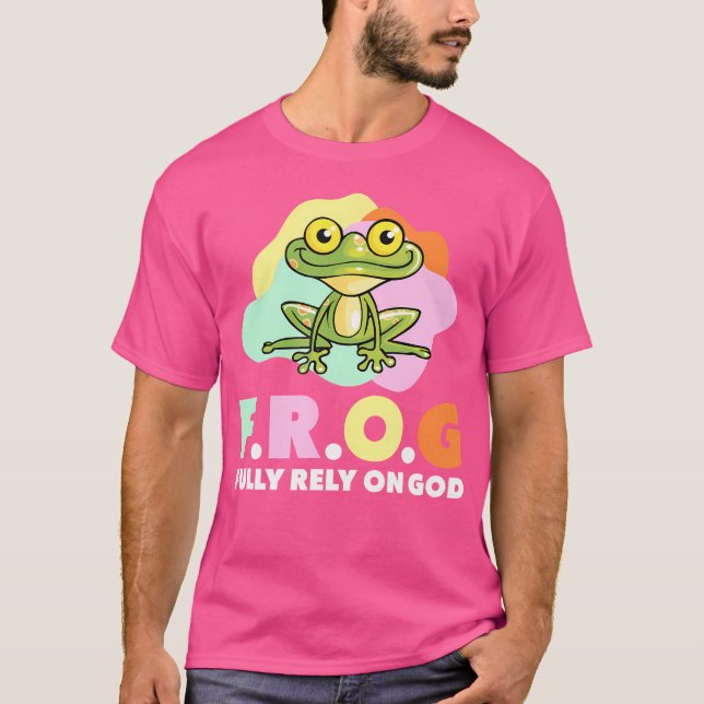 Camiseta Sapo Apostado Em Deus Sapo Verde (Frente)