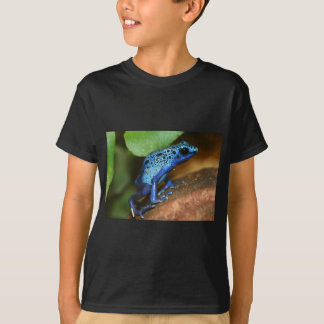 Camiseta sapo azul da seta do veneno