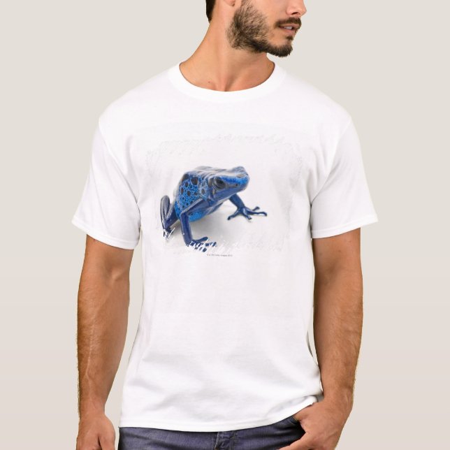 Camiseta Sapo azul do dardo do veneno (Dendrobates (Frente)