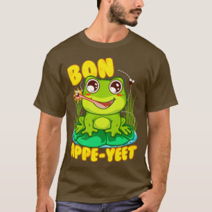 Camiseta Sapo Bon Appe Yeet Engraçado Sapos Humor Presente
